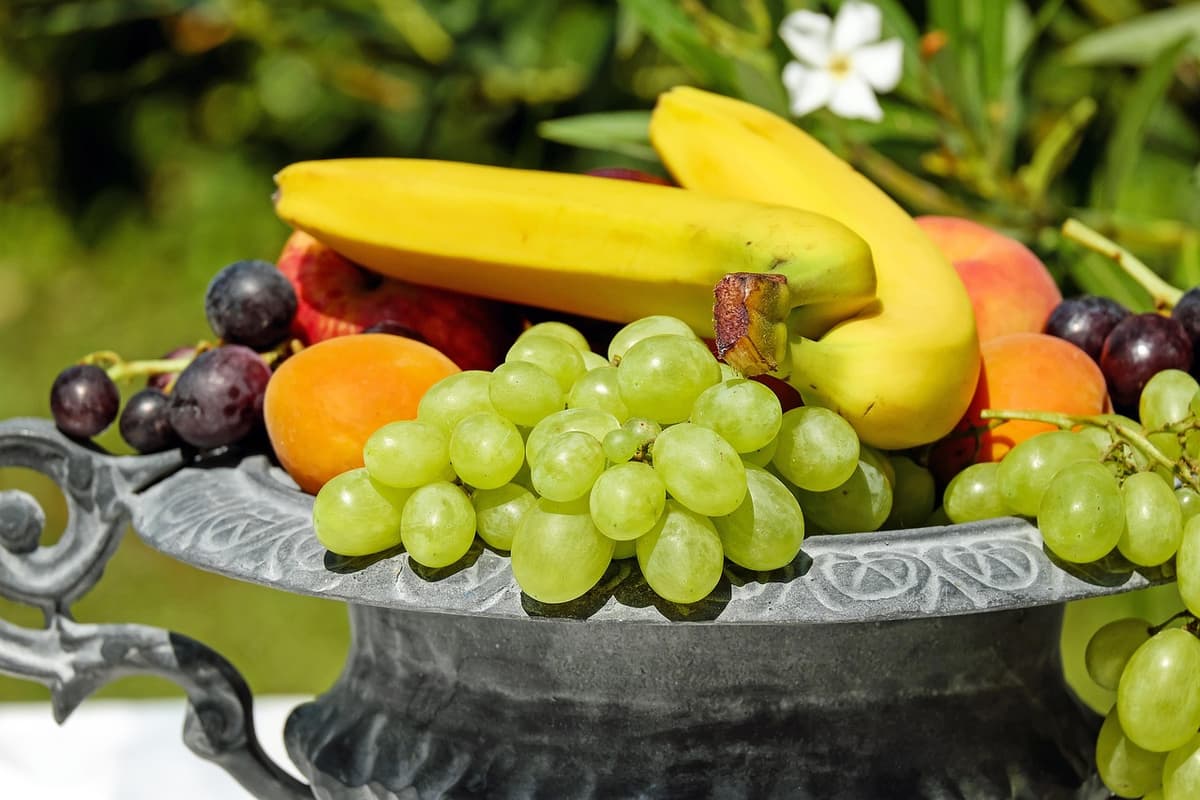 Fresh fruits in a basket